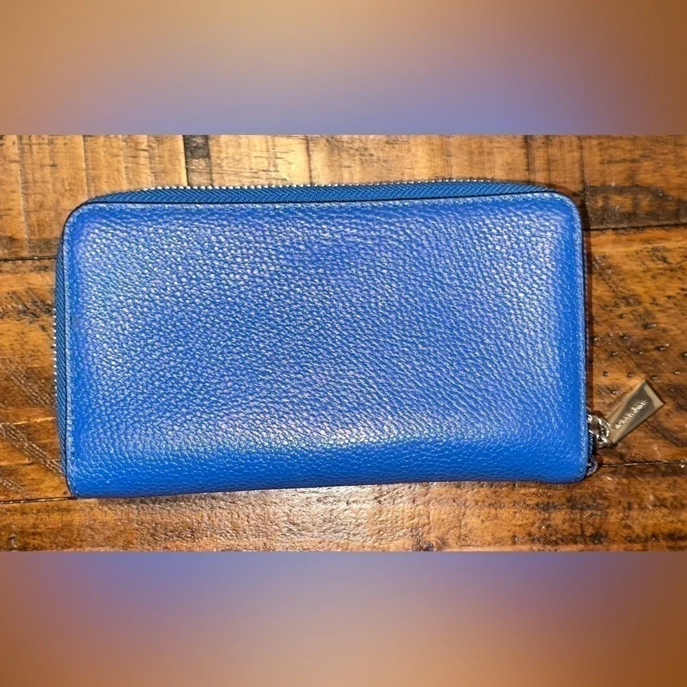NWOT Michael Kors Royal Blue Leather Wallet